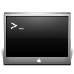 janela de linha de comando da Apple