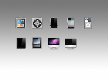 Apple Geräte Icons pack