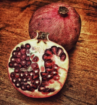 Granada fruta de Apple