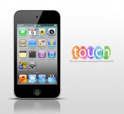 Apple ipod touchg psd