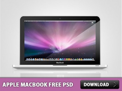 Apple Macbook kostenlos psd