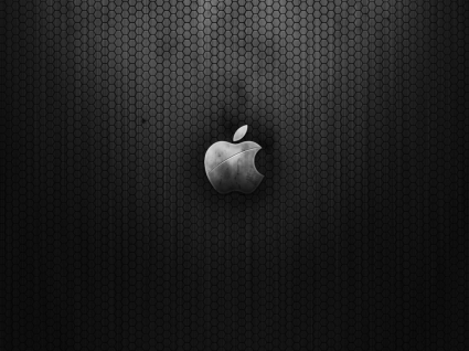蘋果金屬壁紙蘋果電腦