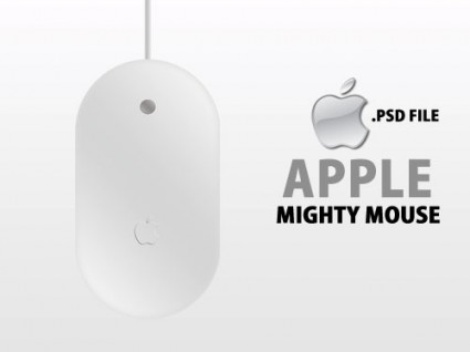 psd de Apple mighty mouse
