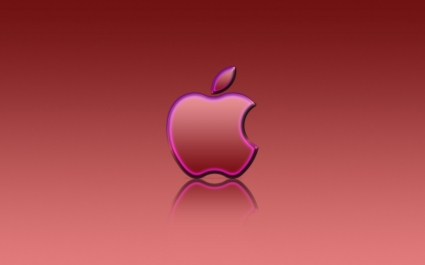 Apfel rote Reflexion Wallpaper Apple-Computern
