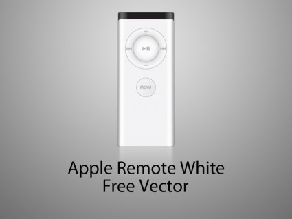 Apple удаленного Белая версия старая вектор