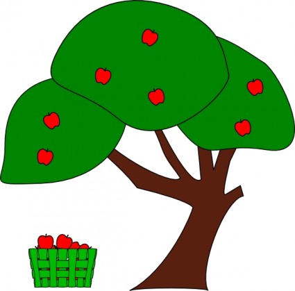 clip art de Apple tree