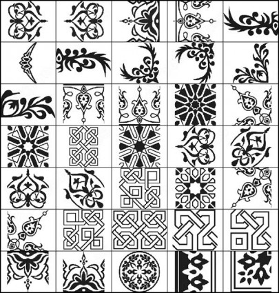 アラベスク様式装飾ブラシ