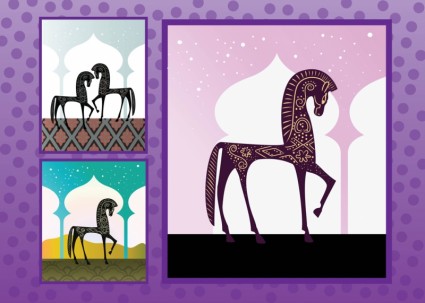 cavalos árabes