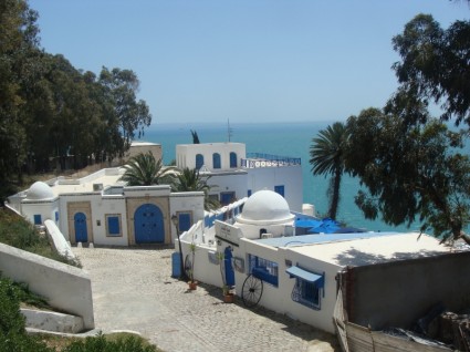 Arabski dom niebieski