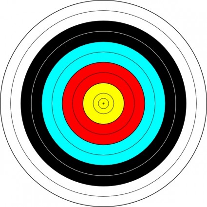 Archery Target Clip Art