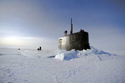 북극해 미국 해군 잠수함