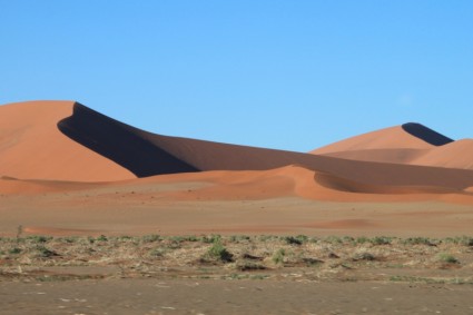 засушливых дюны горячие