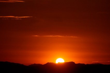 lever du soleil de l'Arizona