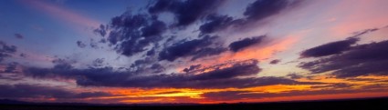 panorama de lever du soleil de l'Arizona