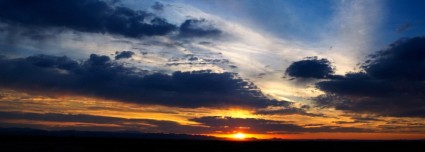panorama de lever du soleil de l'Arizona