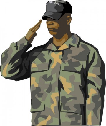 Exército veterano clip-art