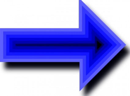 freccia con ClipArt di profondità freccia con ClipArt di profondità
