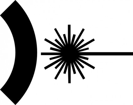 ClipArt simbolo del laser ashkyd