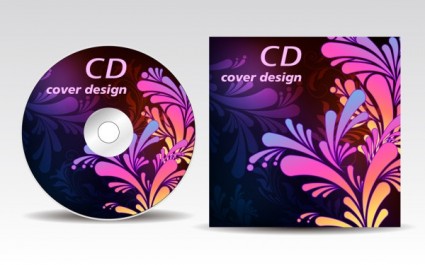 vector caso de disco CD-ROM adjunto