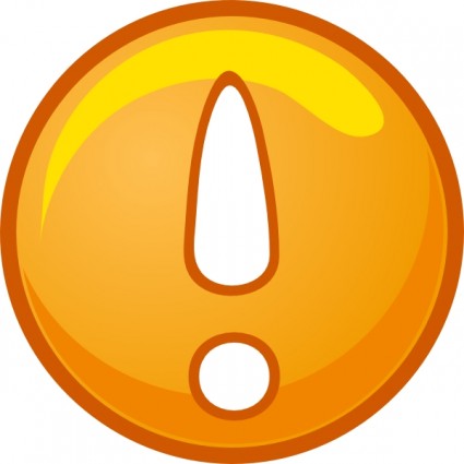 attention signe d'exclamation clipart