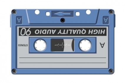clipart de cassette audio