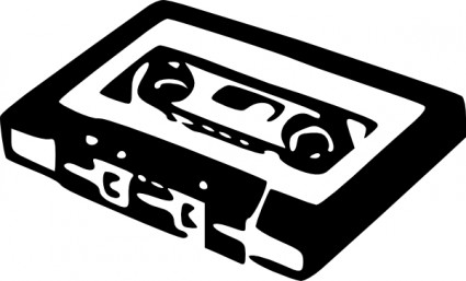 Arte del clip de audio cassette