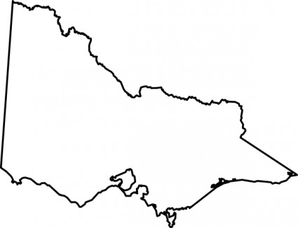 澳大利亞地圖剪貼畫