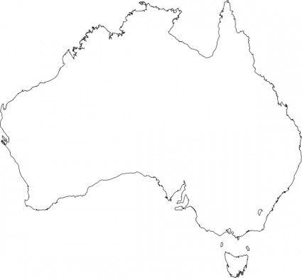 Úc bản đồ clip nghệ thuật