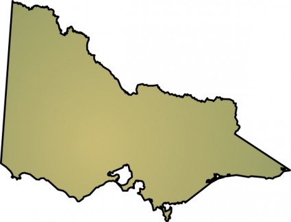 australische Landkarten ClipArt