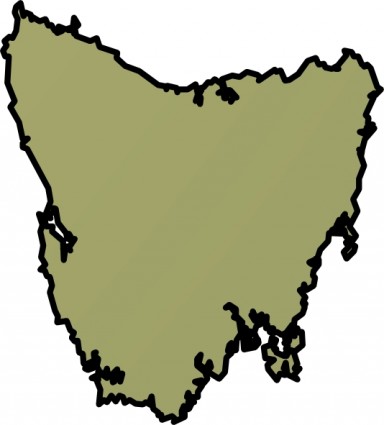 mapas Australian clip-art