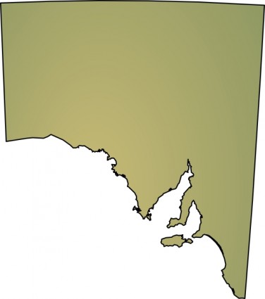 mapas de Australia clip art