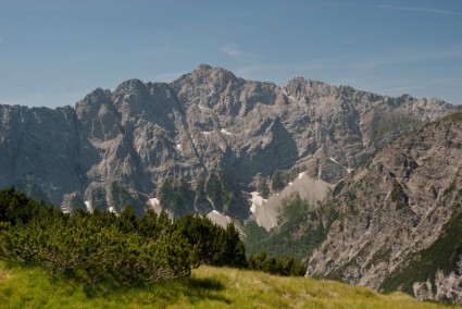 オーストリアの風景山