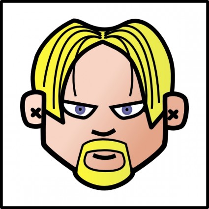 avatar người đàn ông mặt clip nghệ thuật