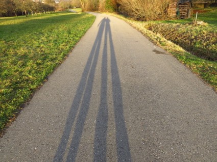 persönlichen Weg Schatten