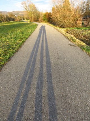 persönlichen Weg Schatten