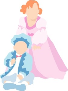 Baby Silhouettes Vector