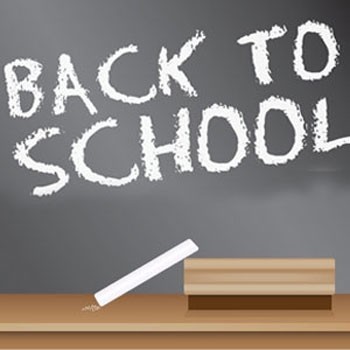 Back To School Blackboard Sign