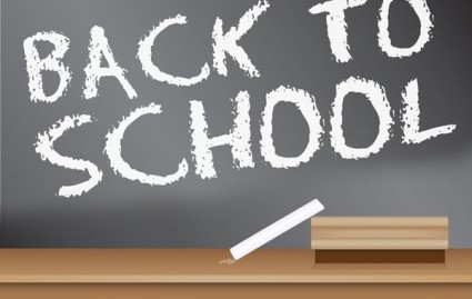 Back To School Blackboard Sign Design
