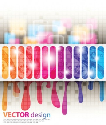 latar belakang warna vektor fashion
