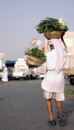 người đàn ông rau Bahrain