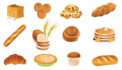 Bakery Products Vector