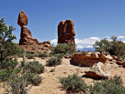 Parque Nacional arches de roca equilibrada