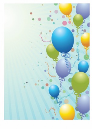Luftballons design Hintergrund