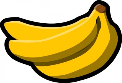 clip art de plátanos icono