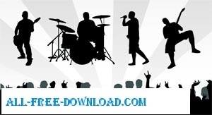 Band Musics Silhouette