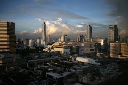 céu de Bangkok Tailândia