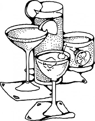 Bar bebidas clip-art