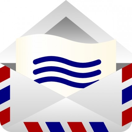 barretr air mail envelope clip-art