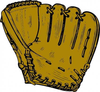 Baseball-Handschuh-ClipArt-Grafik