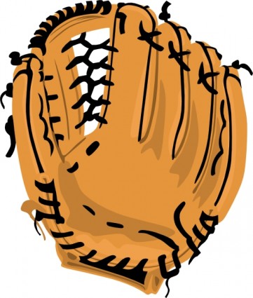 image clipart gant de baseball